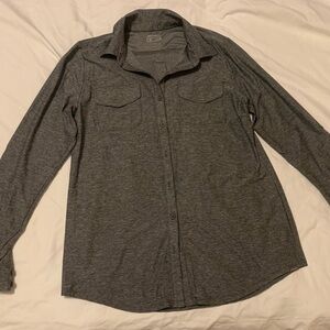 Eddie Bauer Travex Infinity Shirt Womens Medium Grey